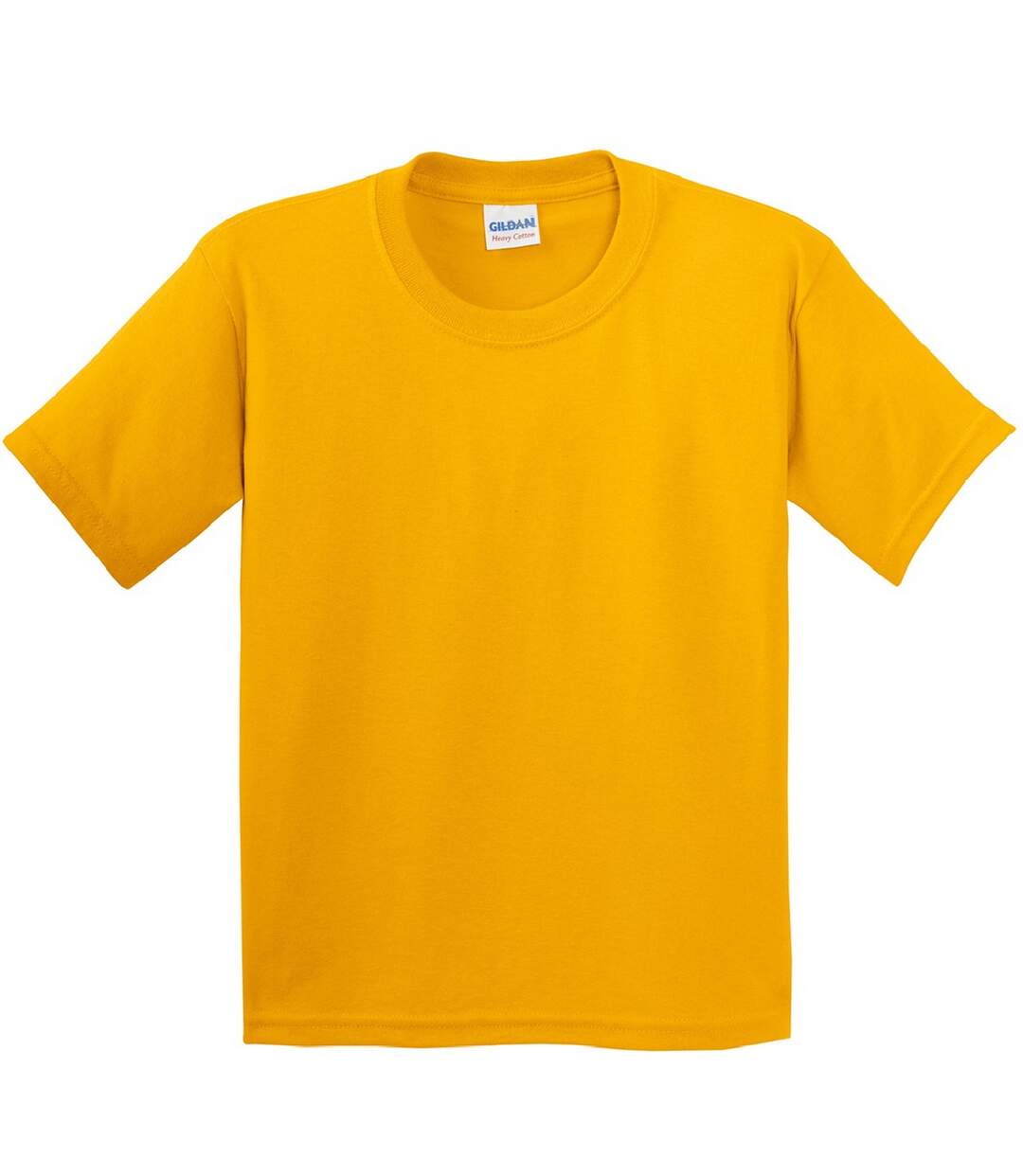 Youth Unisex Heavy Cotton T-shirt Gold Gildan-1