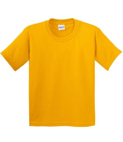 Youth Unisex Heavy Cotton T-shirt Gold Gildan