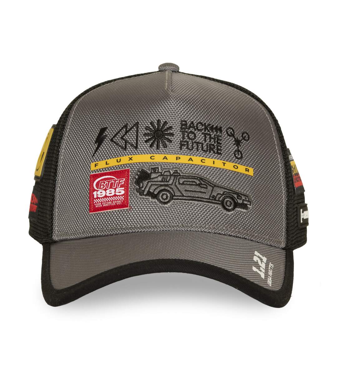 Casquette trucker premium canva avec filet Back to the future Capslab-2