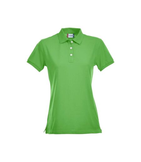 Clique Womens/Ladies Premium Stretch Polo Shirt (Apple Green) - UTUB369