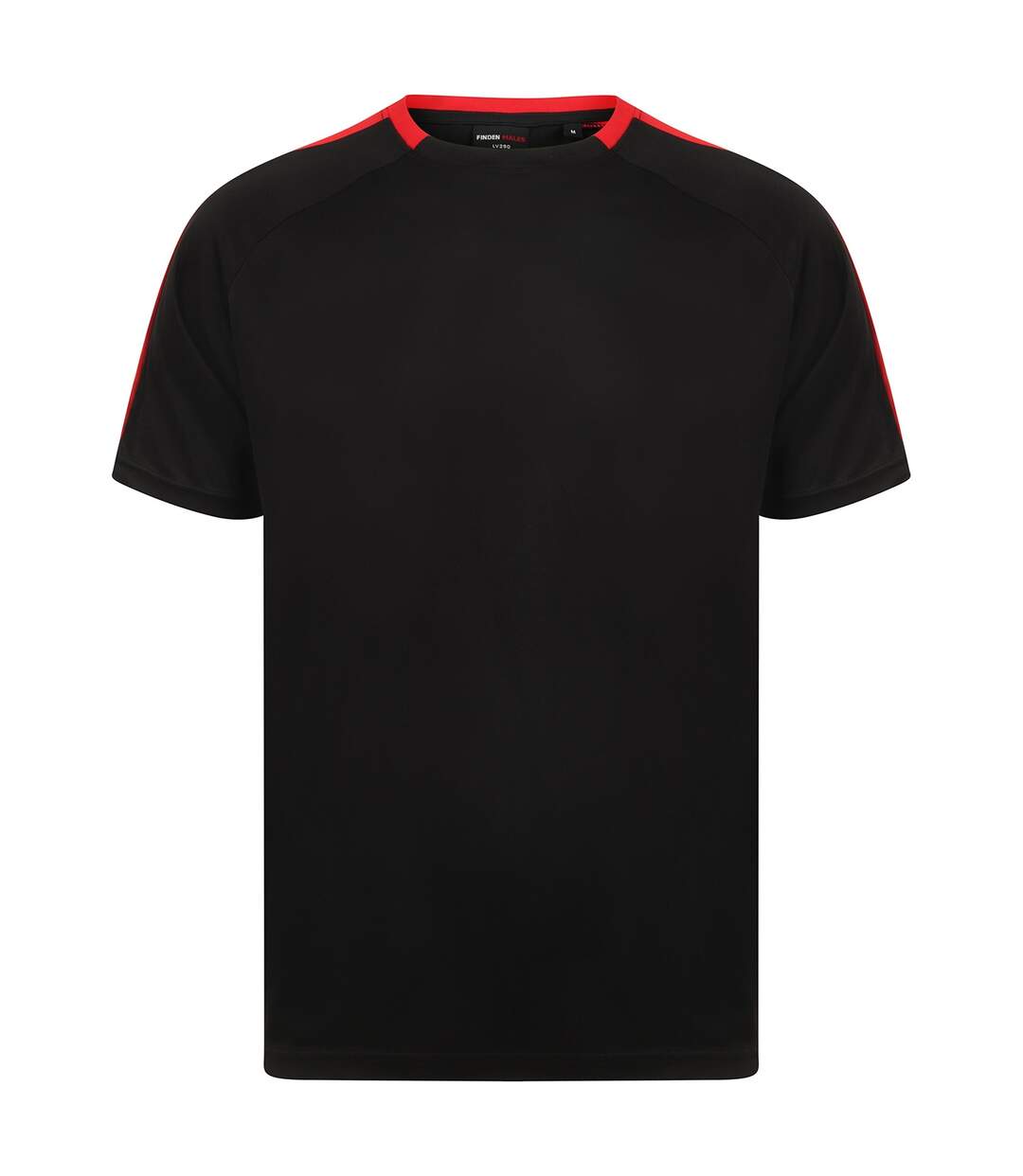 T-shirt team adulte noir / rouge Finden & Hales