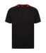 T-shirt team adulte noir / rouge Finden & Hales Finden & Hales