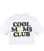 Womens/ladies Cool Moms Club T-shirt White AWD-3