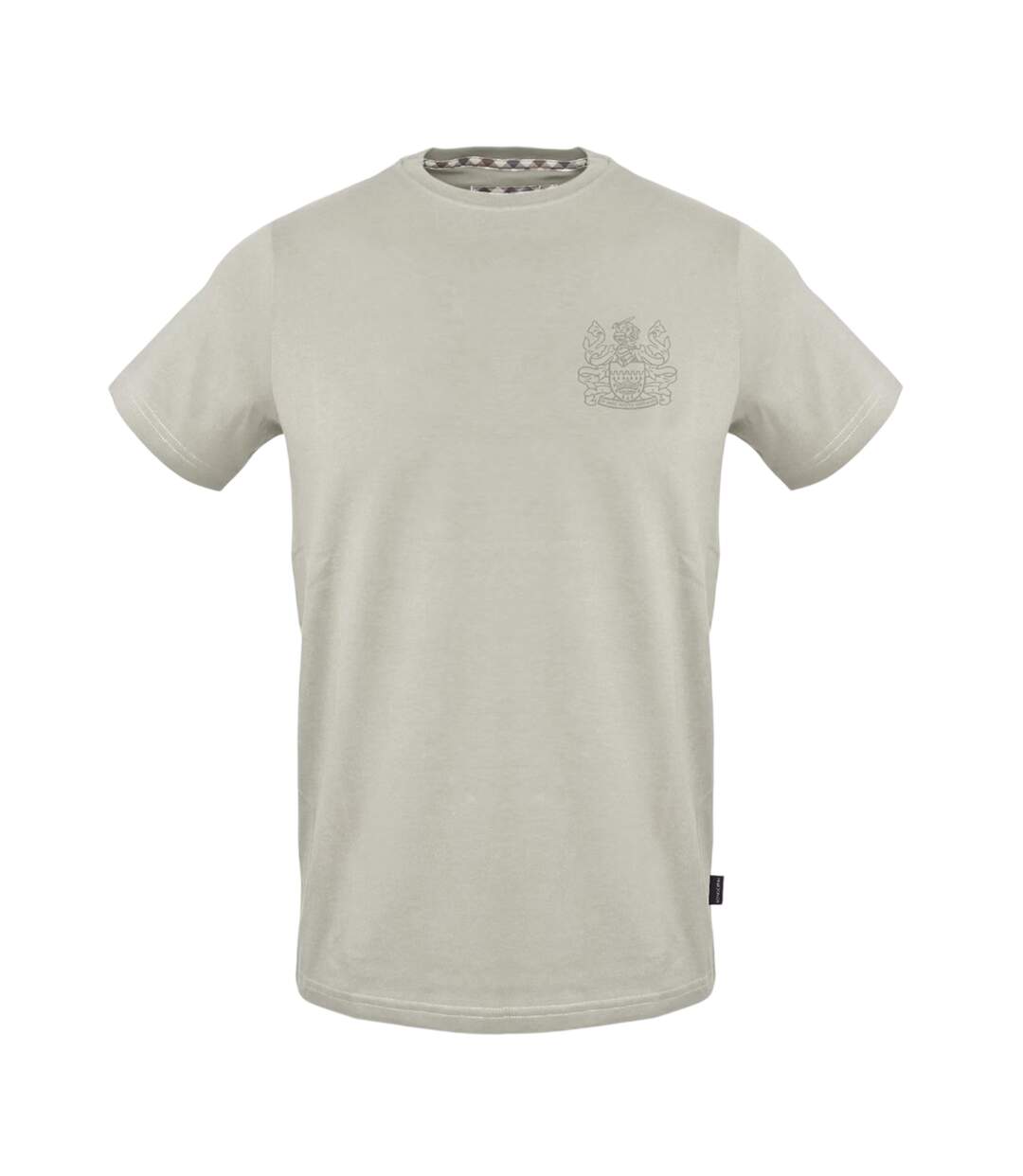 T-shirt Motif/style Emblème Homme Gris Aquascutum-1