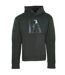 Sweat À Capuche Motif/style Aigle Homme Noir Emporio Armani-1