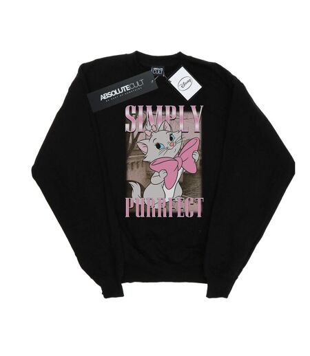 Disney - Sweat ARISTOCATS MARIE SIMPLY PURRFECT HOMAGE - Femme (Noir) - UTBI13352