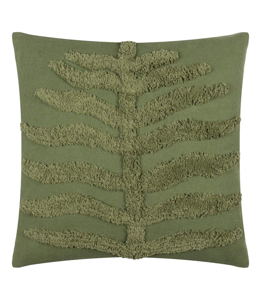 Dakota tufted cushion cover 45cm x 45cm forest Furn-1