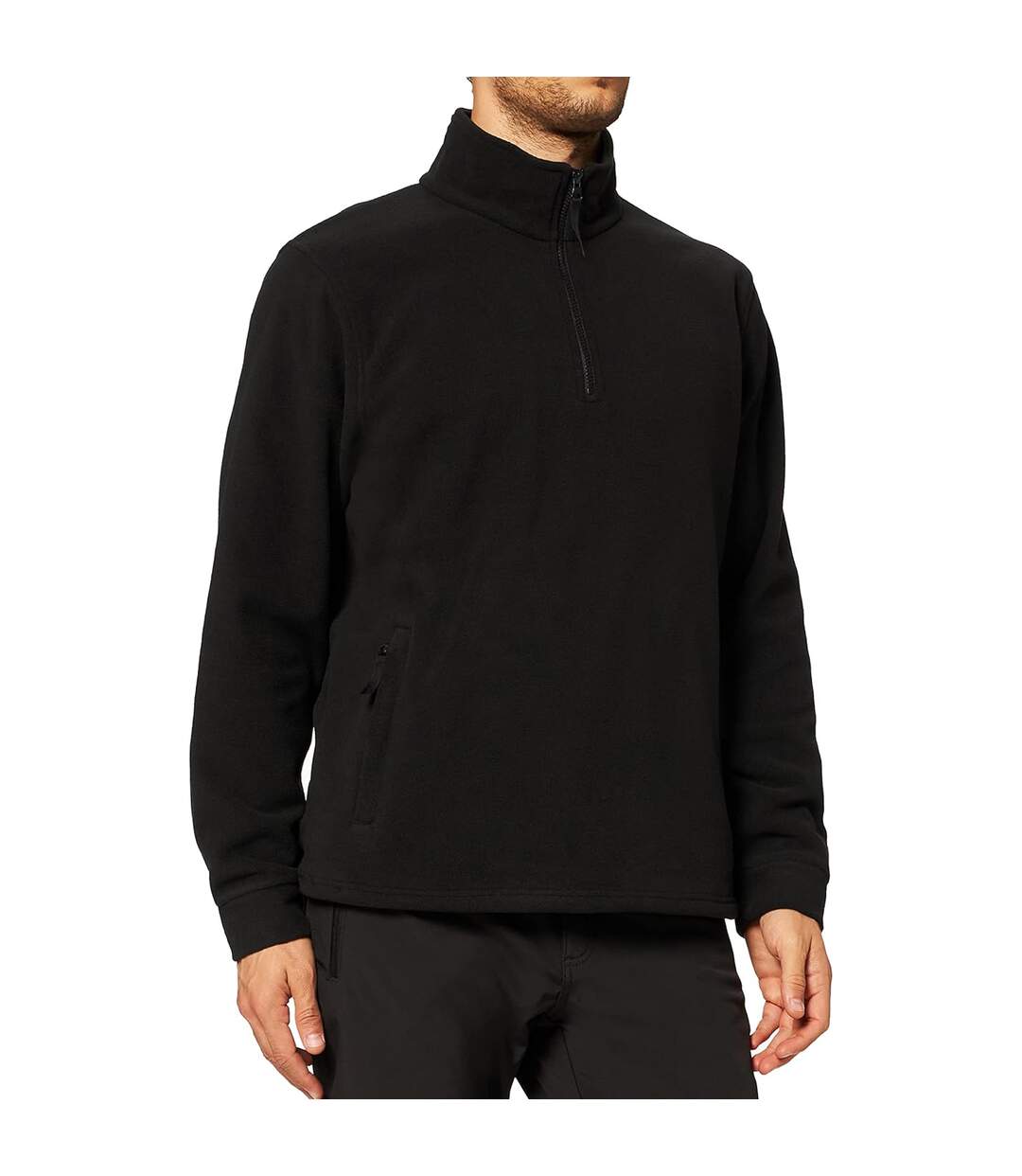 Regatta Thor Overhead Half Zip Anti-Pill Fleece Top (170 GSM) (Black) - UTBC810-3