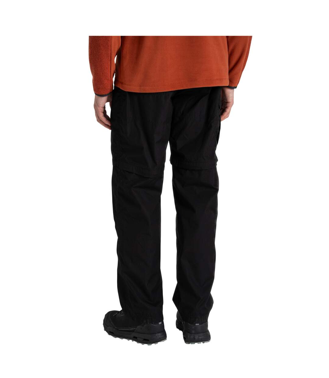 Pantalon À Taille Haute Semi-élastiquée 2-en-1 Kiwi Homme Noir Craghoppers-3