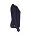 Womens/ladies long-sleeved t-shirt navy Cottover-4