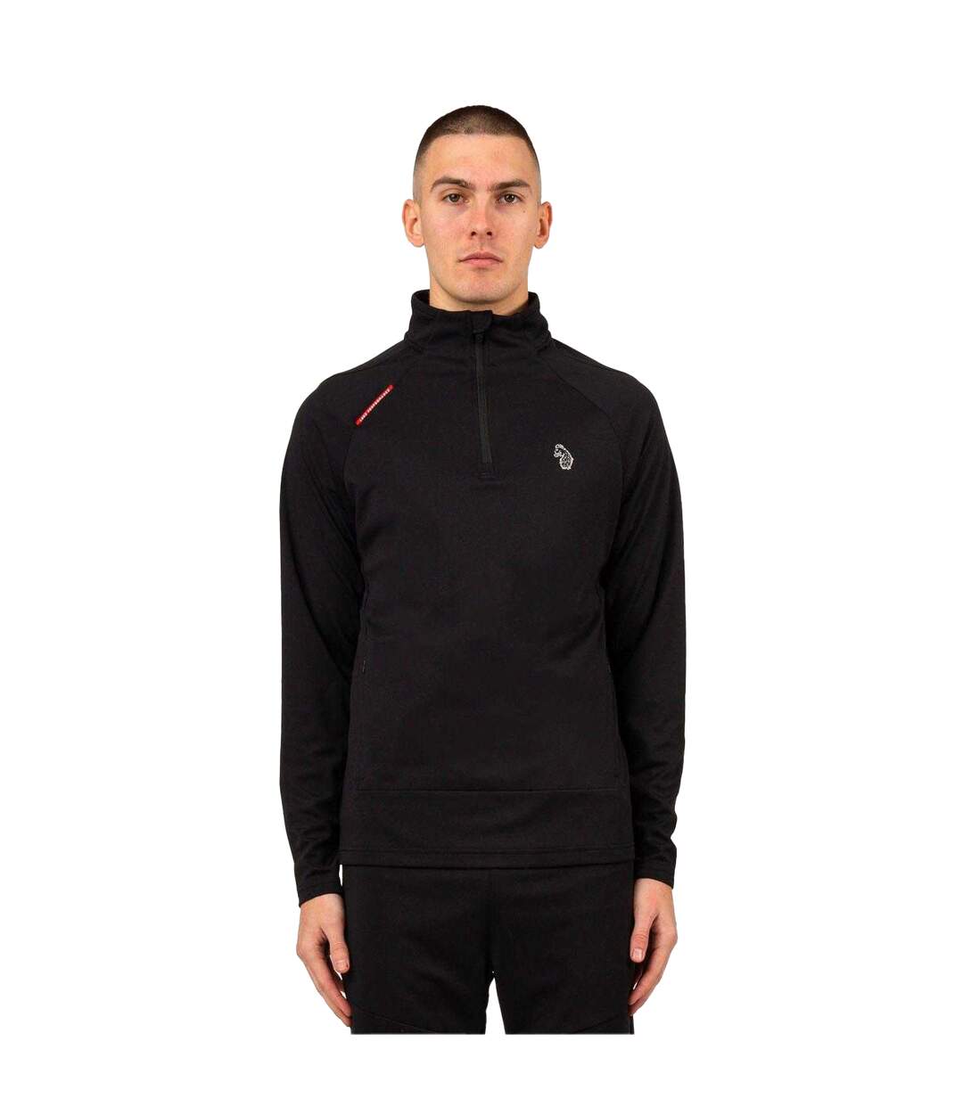 Sweat Style Zippé Indicator Homme Noir Luke 1977-1
