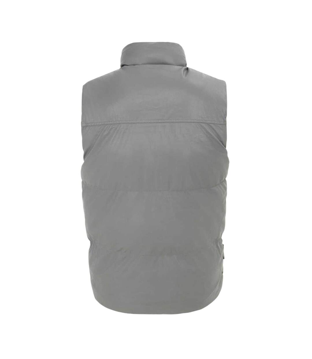 Mens Pu Padded Gilet Dark Grey Firetrap-2