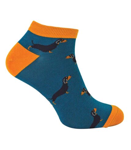 Mens Bamboo Trainer Socks | Mr Heron | Animal Themed Breathable Low Cut Sneaker Socks