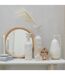 Vase Déco en Métal Agra 50cm Blanc-3