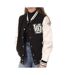 Veste Noir Femme Von Dutch Teddy Universitaire - L