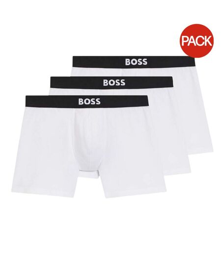 Lot De 3  Boxers Homme Blanc Boss