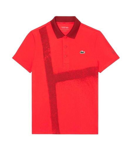 Polo Manches Courtes Novak Djokovic Homme Rouge Lacoste