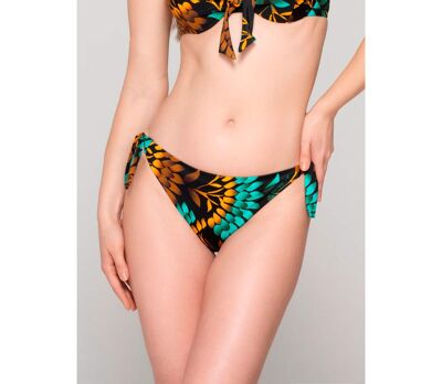 Bas maillot slip de bain à nouettes EMERALD Luna Splendida