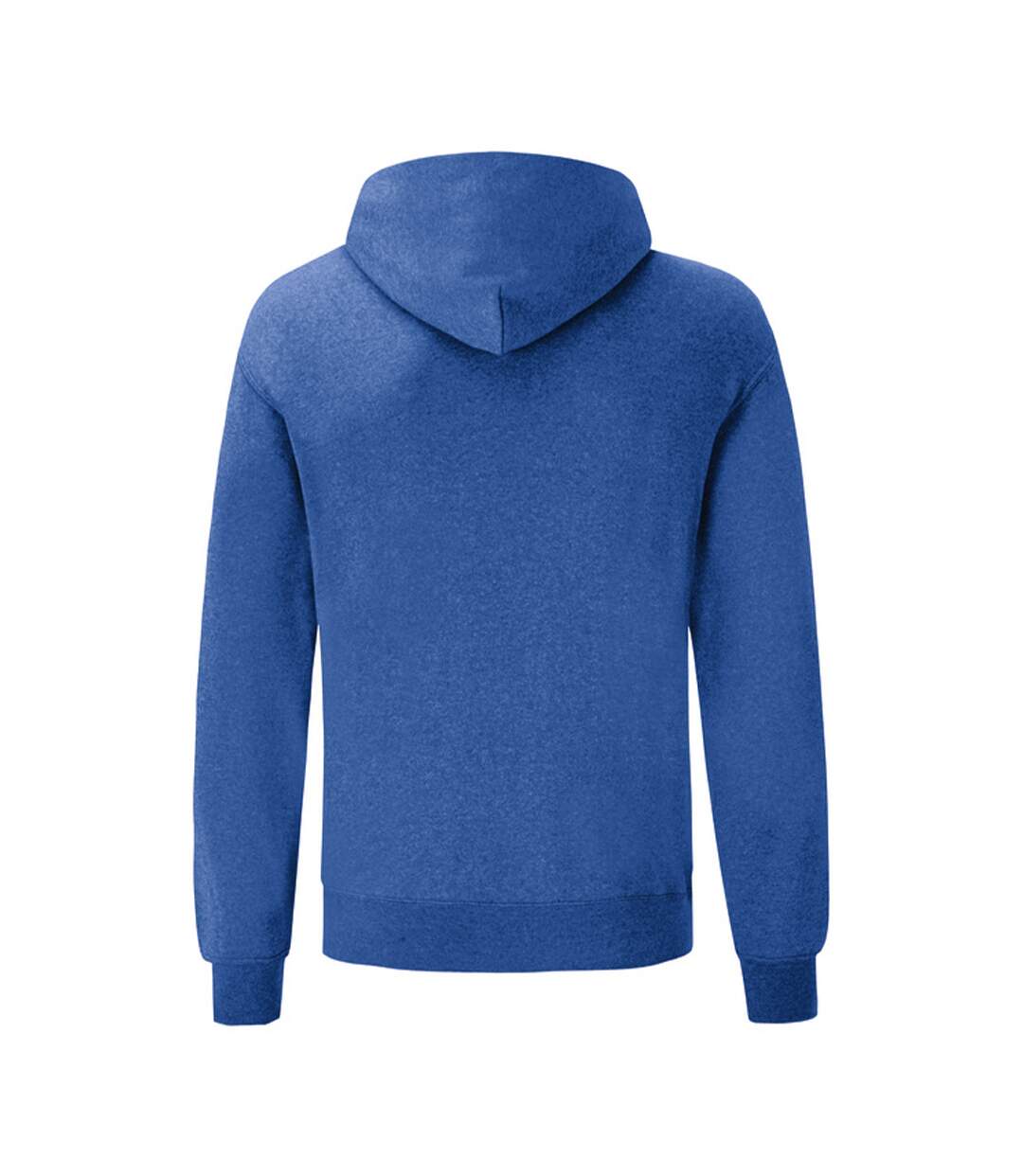 Sweat À Capuche Classic Homme Bleu Roi Chiné Fruit Of The Loom-2