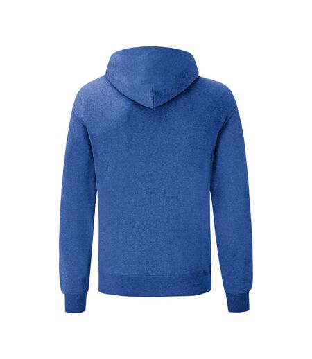 Sweat À Capuche Classic Homme Bleu Roi Chiné Fruit Of The Loom
