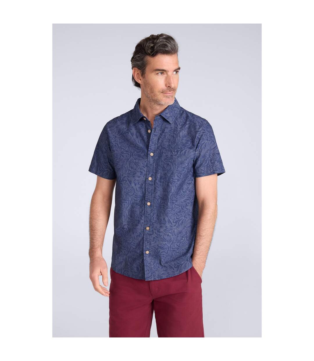Chemise Homme Bleu Pâle Mountain Warehouse-1