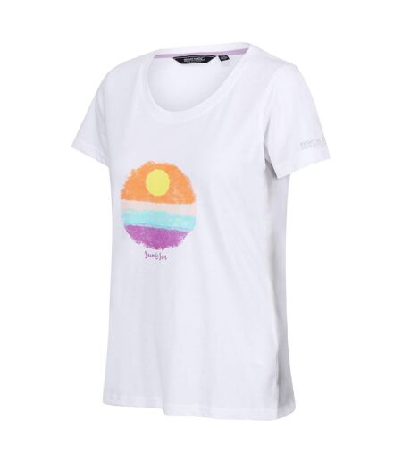 T-shirt Filandra Femme Blanc Regatta