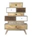 Commode 8 tiroirs en manguier KOVAL - Marron-1