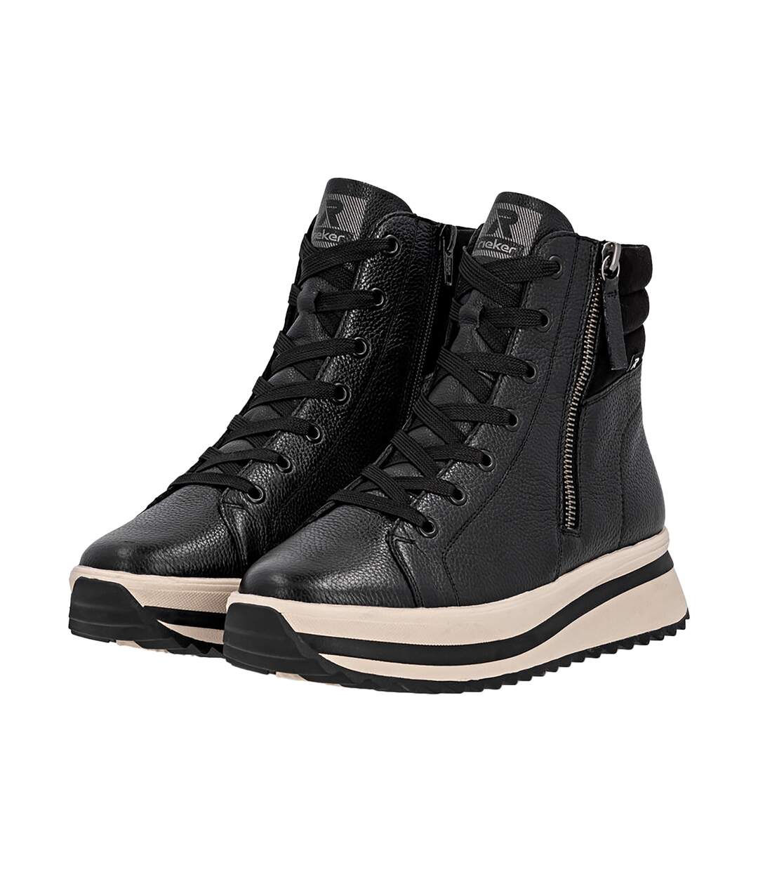 Basket Montante Cuir Rieker Castor-3