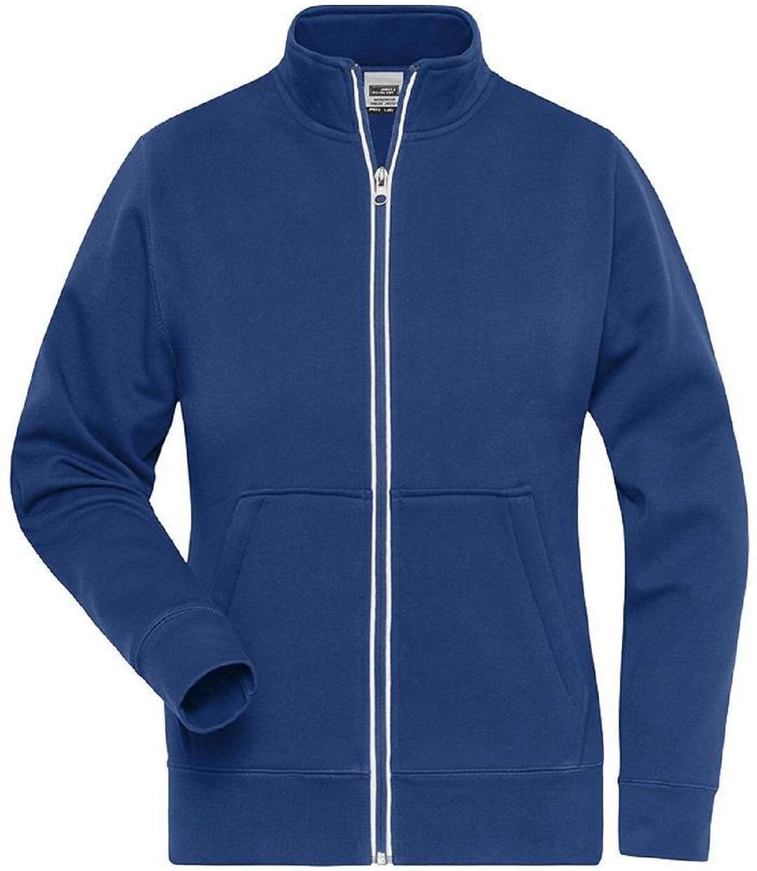 Veste sweat zippée workwear - Femme - JN1809 - bleu roi foncé