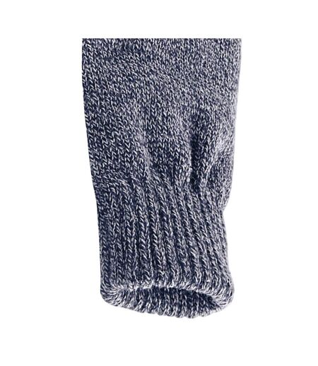 Gants Adulte L-xl Bleu Marine Chiné Beechfield