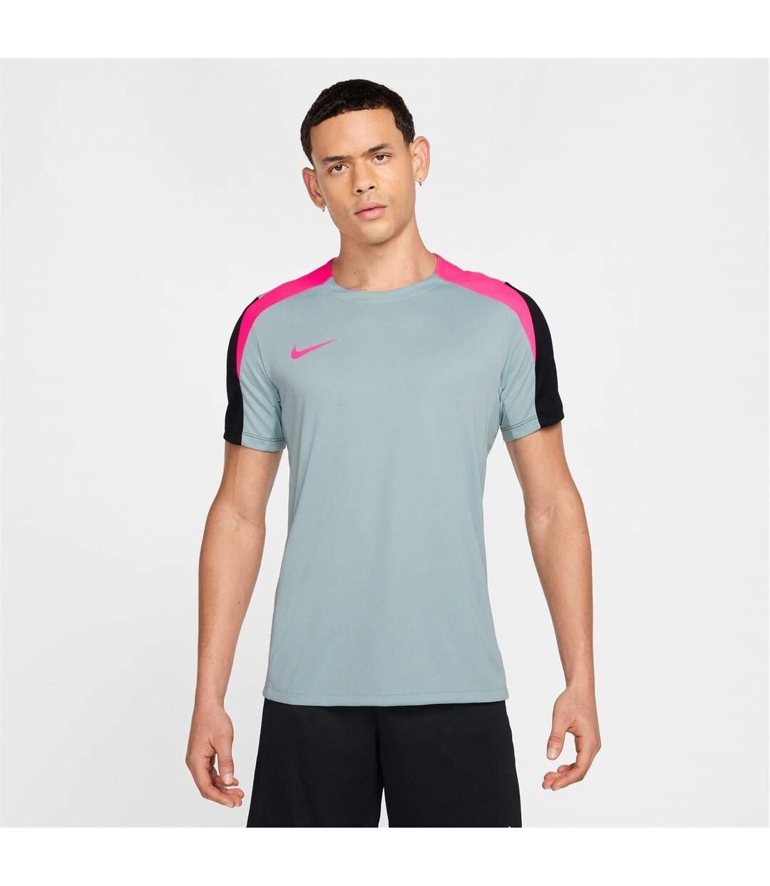 Maillot De Foot Strike Homme Gris Rose Nike-1