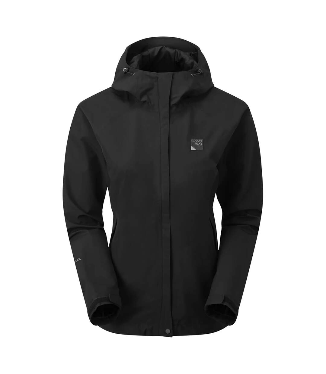 Ladies Waterproof GORE-TEX Hiking Jacket with Hood Windproof Rain Shell Coat-1