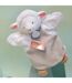 Doudou polyester 2 en 1 collection LES MARIONNETTES Agneau-2
