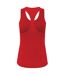 Womens/ladies performance recycled undershirt fire red TriDri