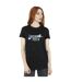 Disney Femme/Ladies The Little Mermaid Ocean Cotton Boyfriend T-Shirt (Noir) - UTBI31078-2