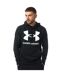 Sweat À Capuche Rival Homme Noir Blanc Under Armour-2