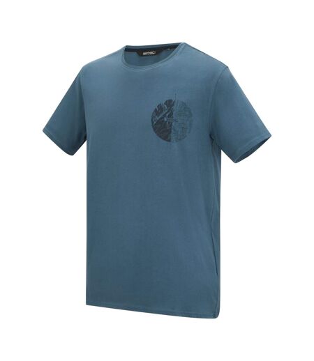 T-shirt Motif/style Boussole Cline Homme Gris Pâle Regatta