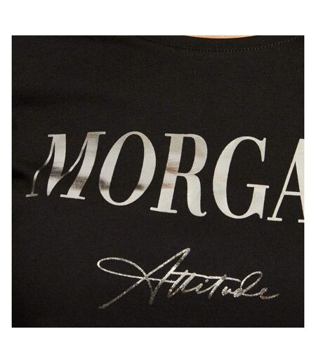 T-shirt Noir Femme Morgan Datti