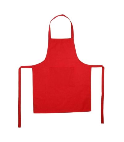 Tablier de Cuisine Coton 80cm Rouge