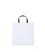 Varsity Cotton Shopper Short Handle Tote One Size White Black Nutshell-1