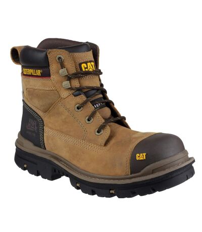Caterpillar Gravel 6 Inch Mens Dark Beige Safety Boots (Beige) - UTFS2591