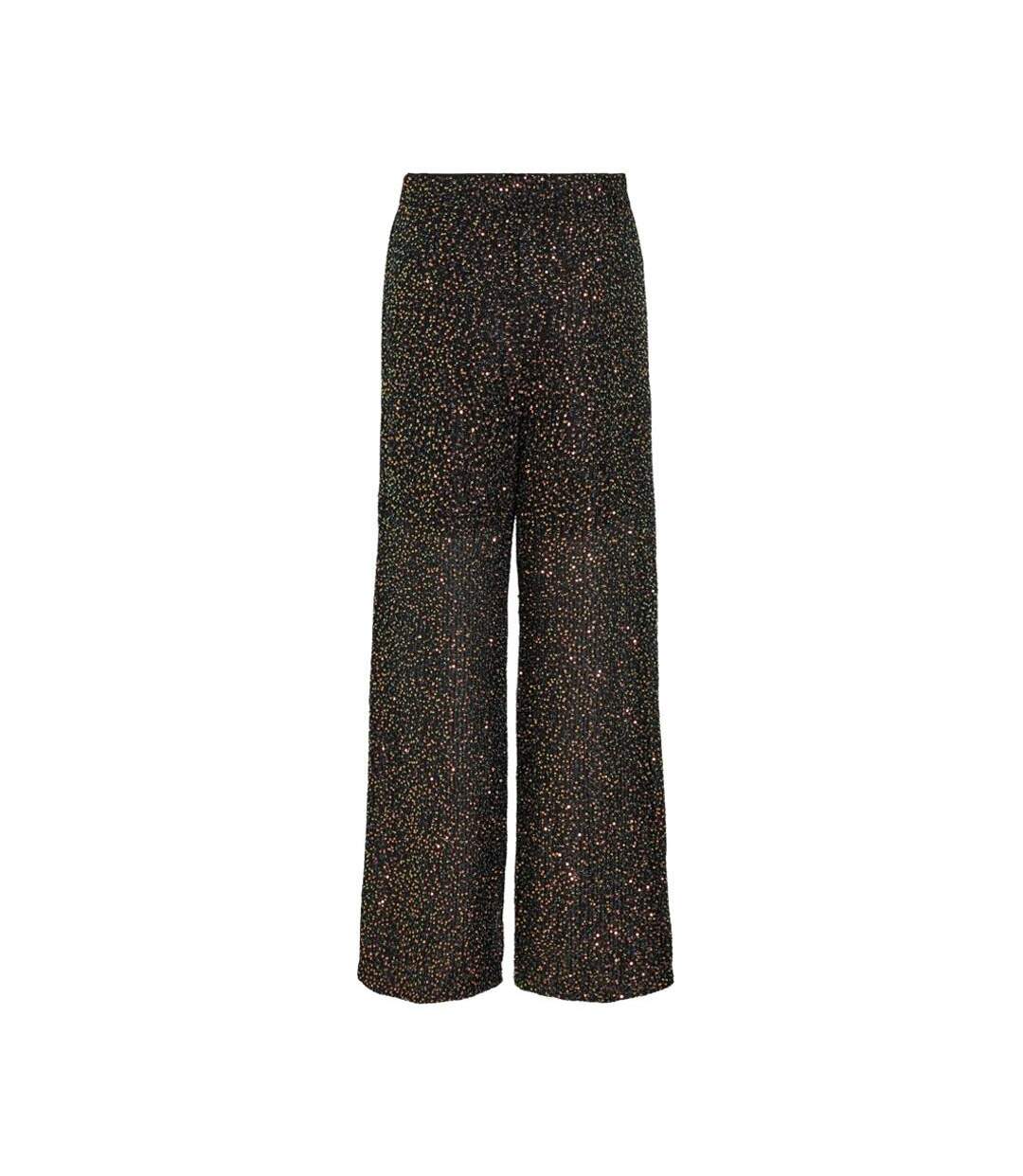 Pantalons à sequin noir femme vila viscara - 38-2
