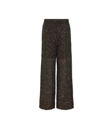 Pantalons à sequin noir femme vila viscara - 38
