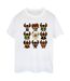 Disney Womens/Ladies Lilo & Stitch Halloween Costumes Cotton Boyfriend T-Shirt (Blanc) - UTBI30511-1