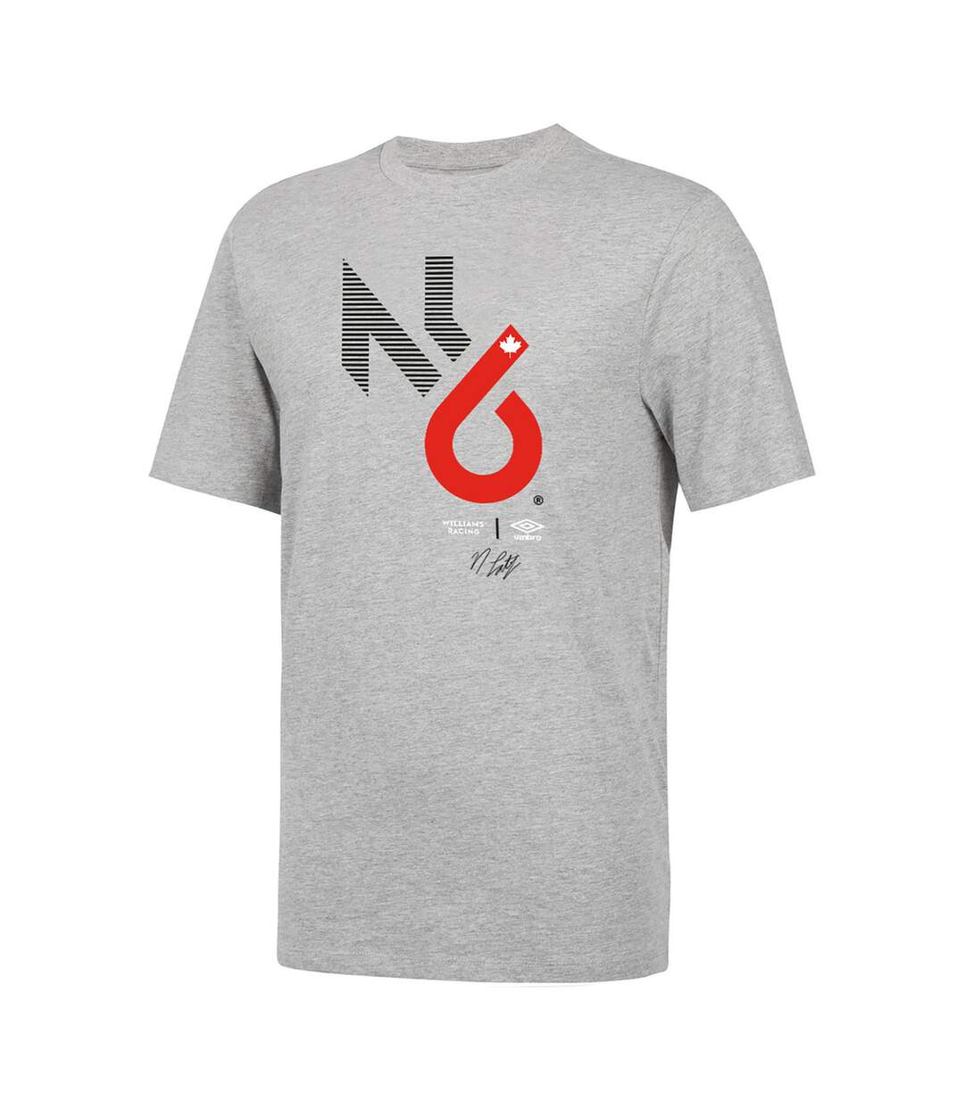 Mens umbro t-shirt grey marl Nicholas Latifi-1