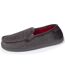 Isotoner Chaussons Mocassins homme velour ultra doux-1