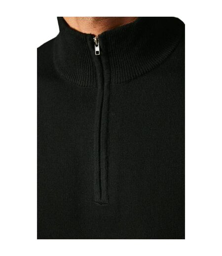 Pull en tricot à fermeture éclair pour hommes noir Burton Burton