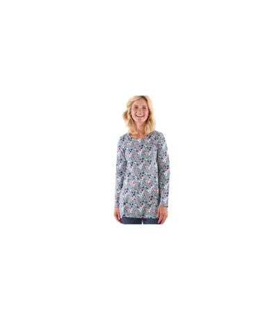 Tunique Motif/style Pensée Femme Vert Rose Lazy Jacks