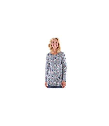 Tunique Motif/style Pensée Femme Vert Rose Lazy Jacks