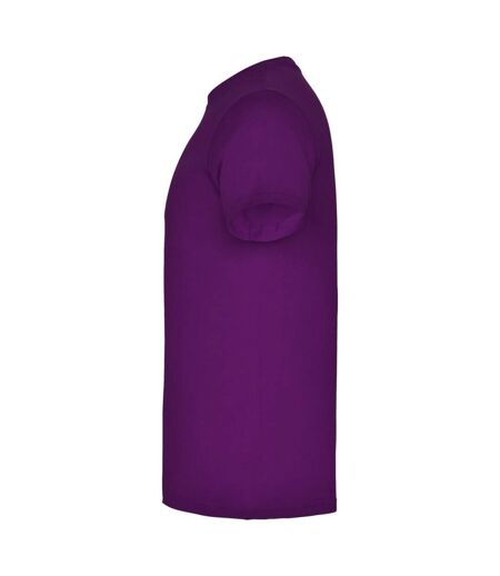 Mens Beagle Short-sleeved T-shirt Purple Roly
